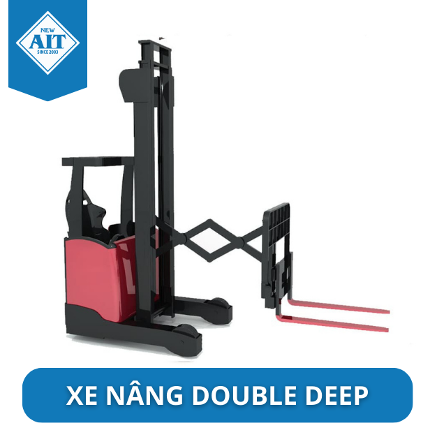 xe nâng double deep