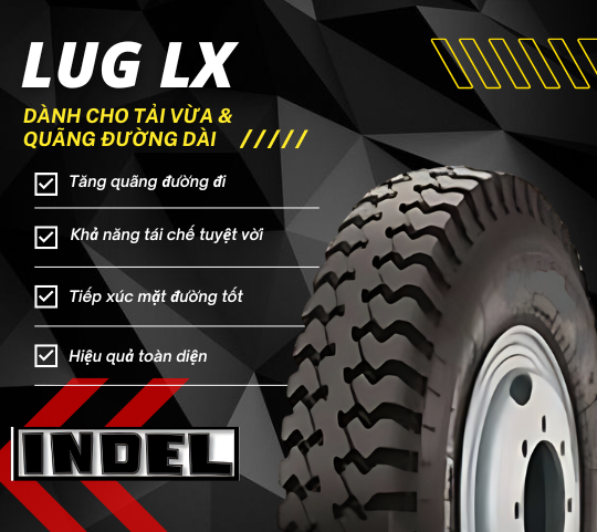 LỐP XE INDEL LUG LX