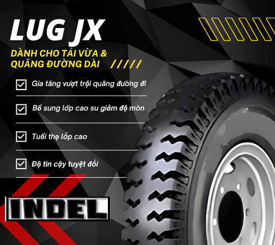 LỐP XE INDEL LUG JX